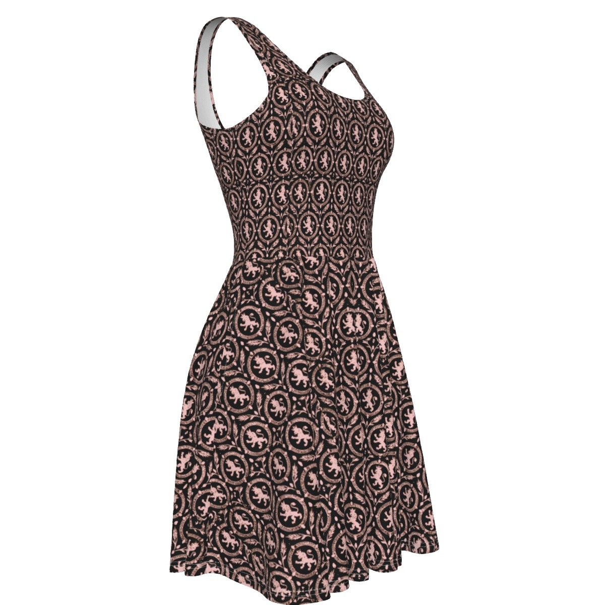 FullbreedCustom Print Women's Tank Vest Dress - Image 4