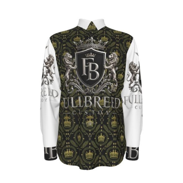 FullbreedCustom Print Men's Long Sleeve Shirt | 115GSM Cotton poplin