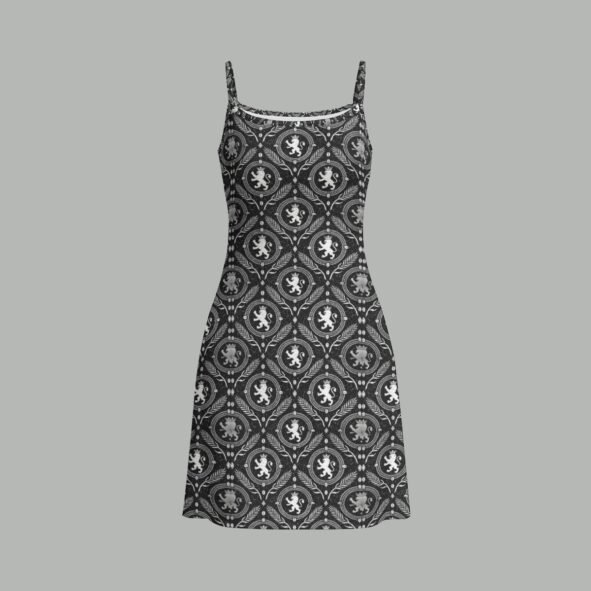 FullbreedCustom Print Women's Double-Layer Mesh Dress