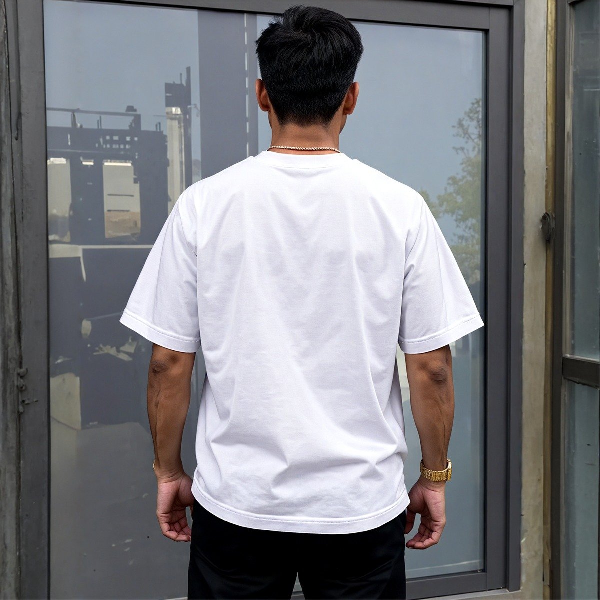 fullbreedCustom Print Unisex Drop-shoulder T-shirt|180GSM - Image 2
