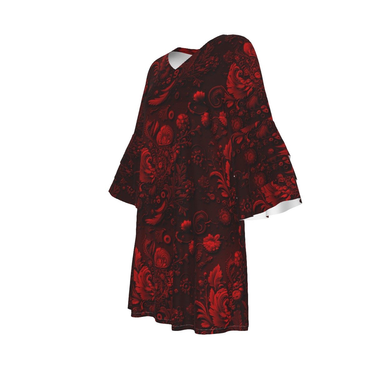 FullbreedCustom Women's Stacked Ruffle Sleeve Dress - Image 6