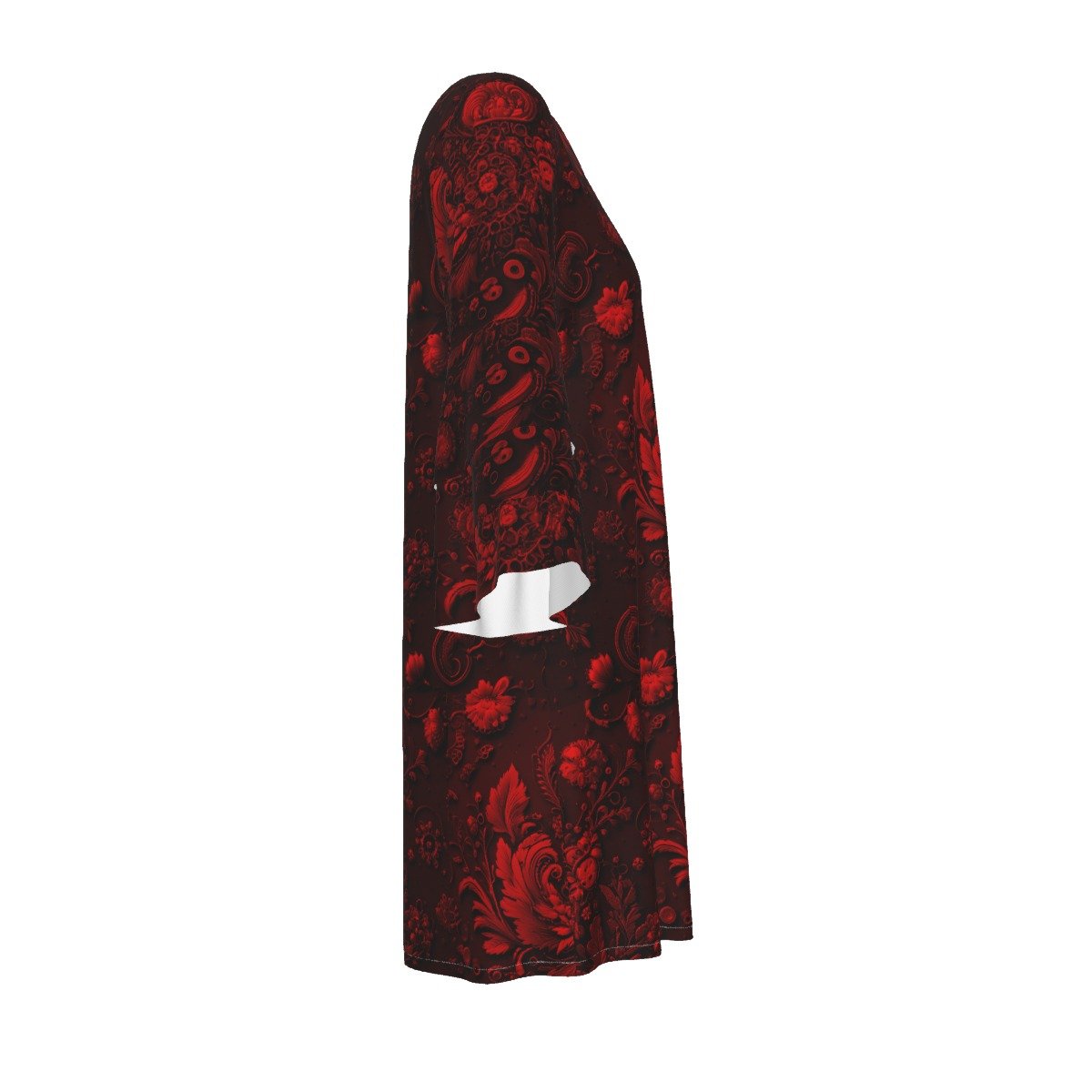 FullbreedCustom Women's Stacked Ruffle Sleeve Dress - Image 3