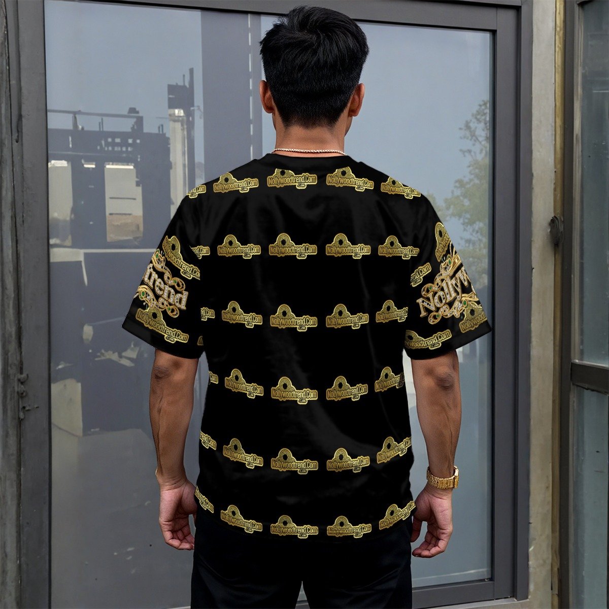 NOLLYWOODTREND Print Unisex Drop-shoulder T-shirt|180GSM - Image 2