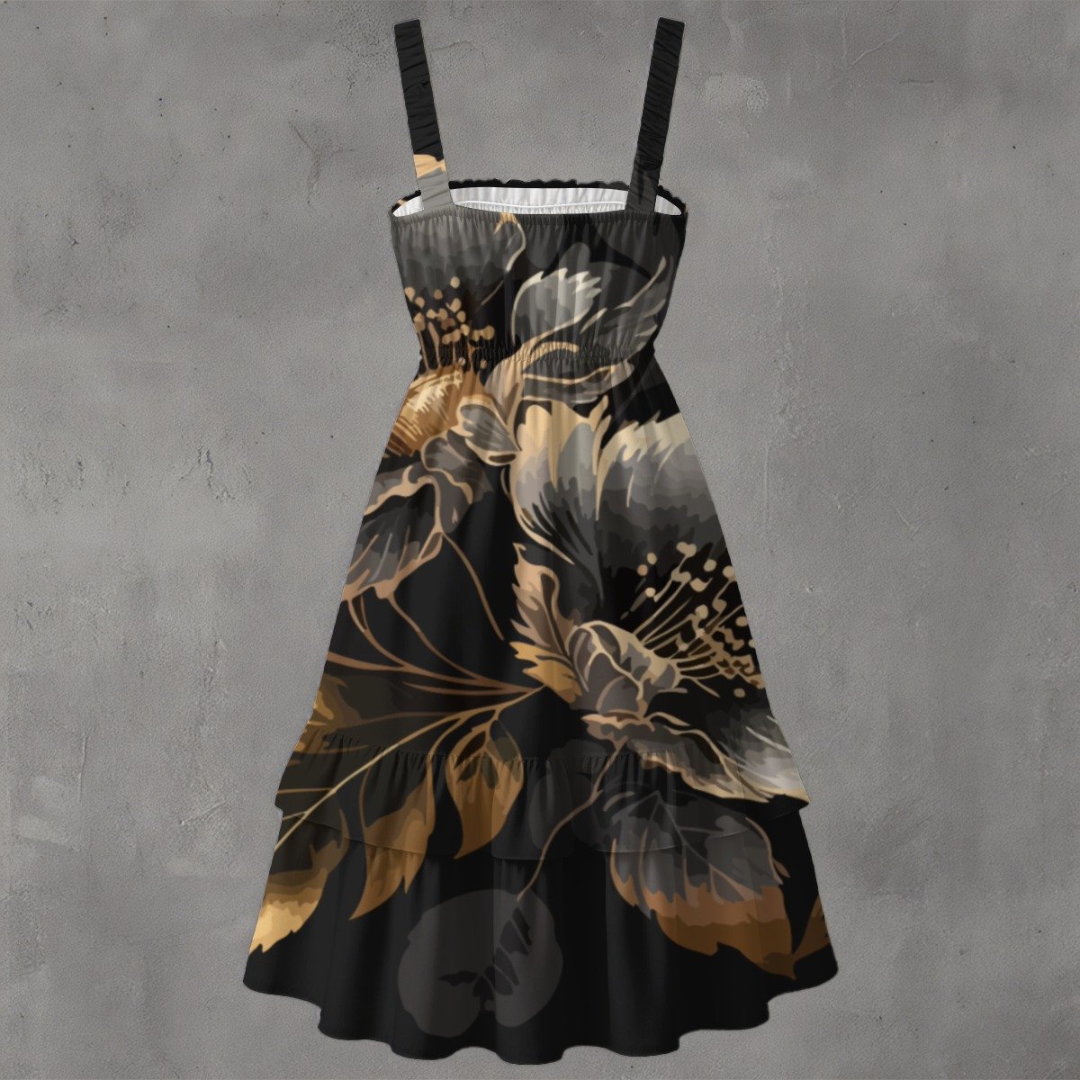 FullbreedCustom Print Women‘s Ruffle Hem Dress - Image 3