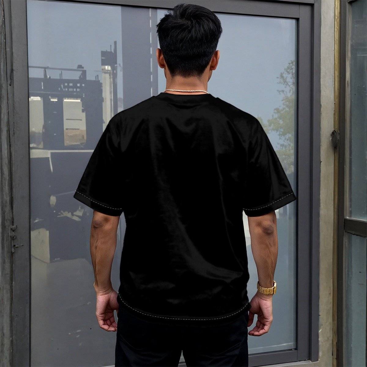 FullbreedCustom Print Unisex Drop-shoulder T-shirt|180GSM - Image 2