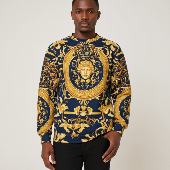 FullbreedCustom Print Men's Heavy Fleece Sweatshirt