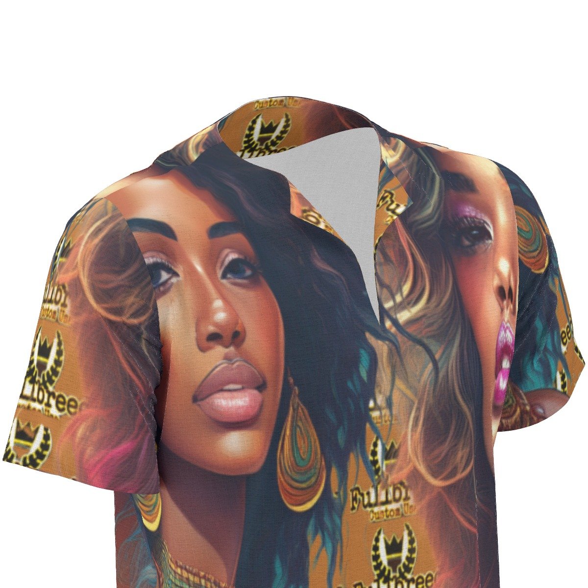 FullbreedCustom Print Men's African Dashiki Shirt - Image 5