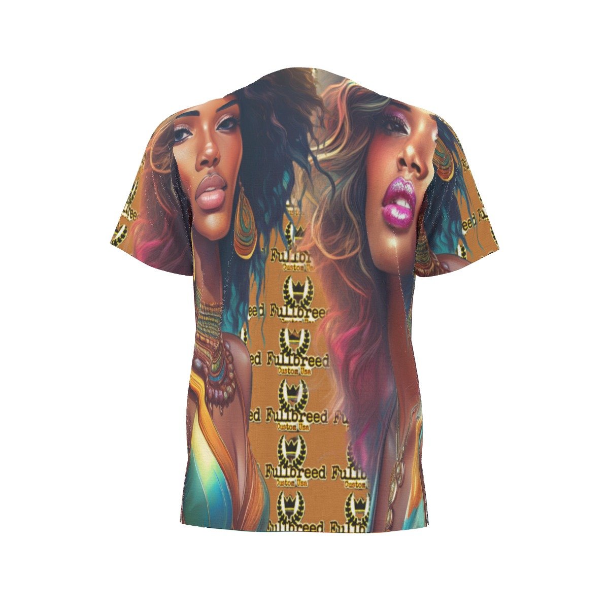FullbreedCustom Print Men's African Dashiki Shirt - Image 4