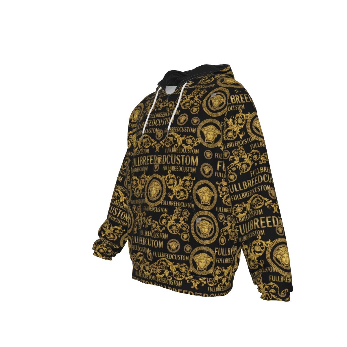 All-Over Print Men's Heavy Fleece Zip Up Hoodie - Image 3