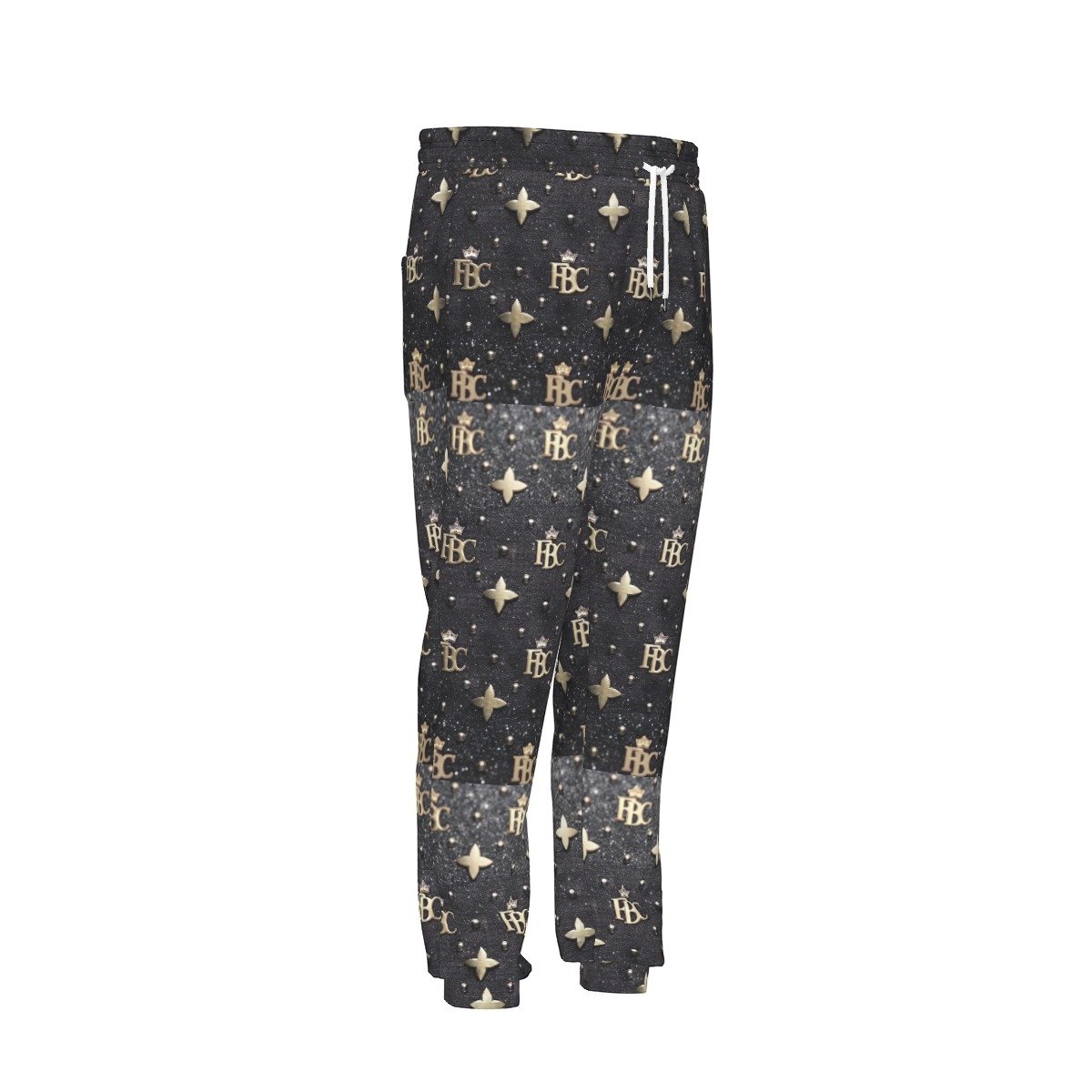 FullbreedCustom Print Men's Sweatpants With Waistband - Image 3