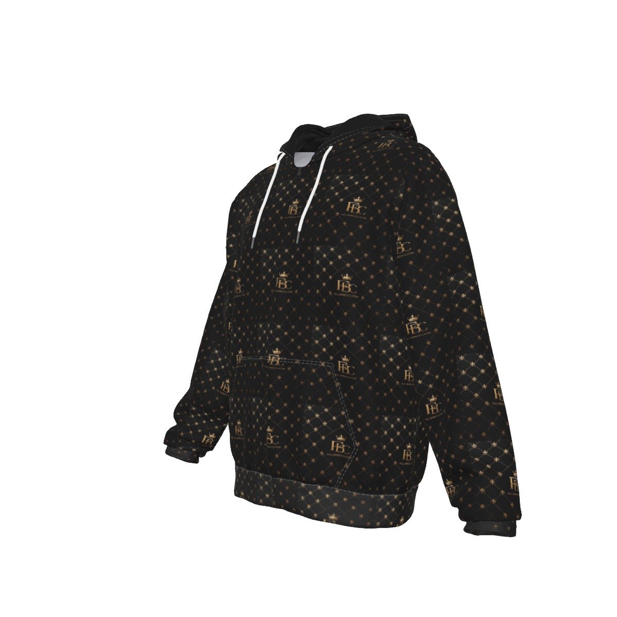 FullbreedCustom Print Zip Up Hoodie With Pocket - Image 6