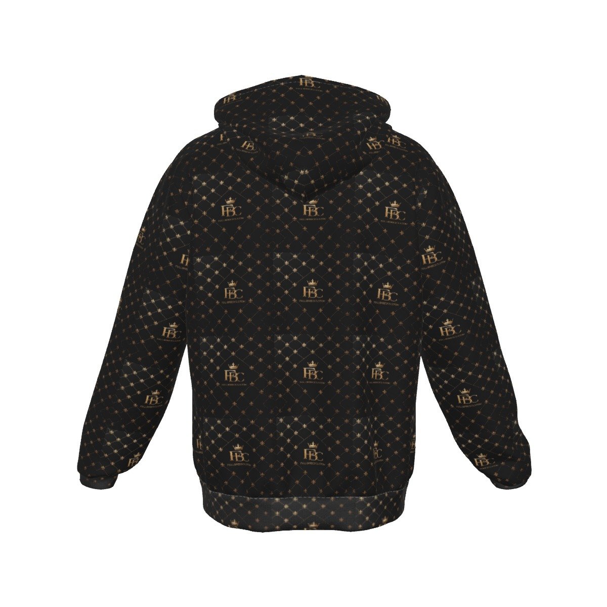FullbreedCustom Print Zip Up Hoodie With Pocket - Image 2