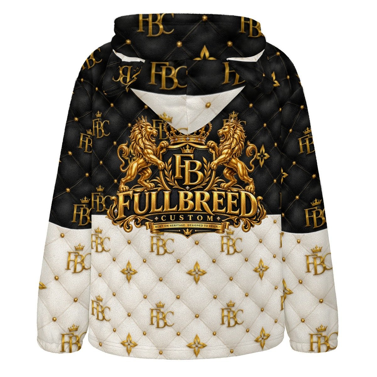 FullbreedCustom Print Unisex Cozy Cat Ear Hoodie - Image 2