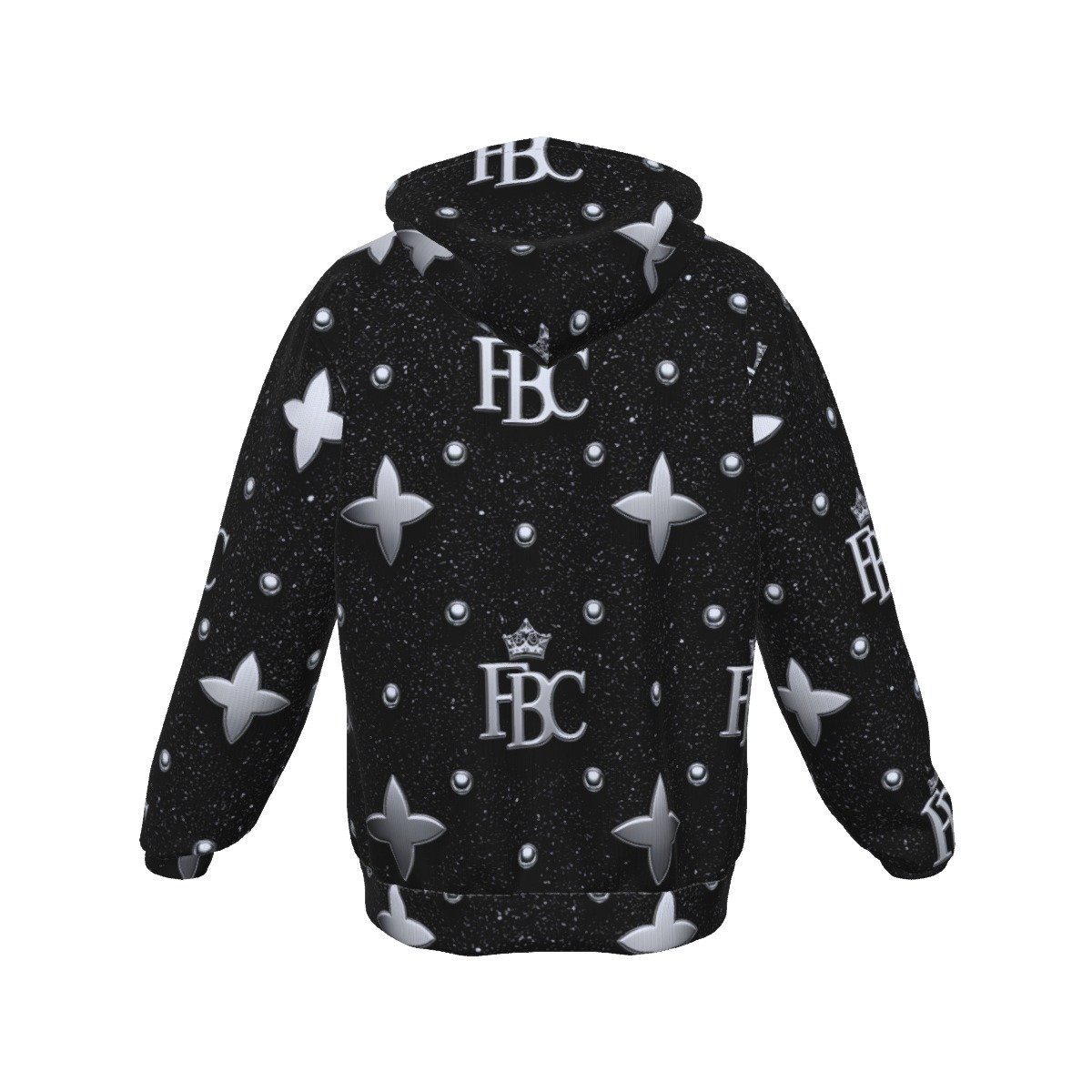 All-Over Print Men's Heavy Fleece Zip Up Hoodie - Image 4