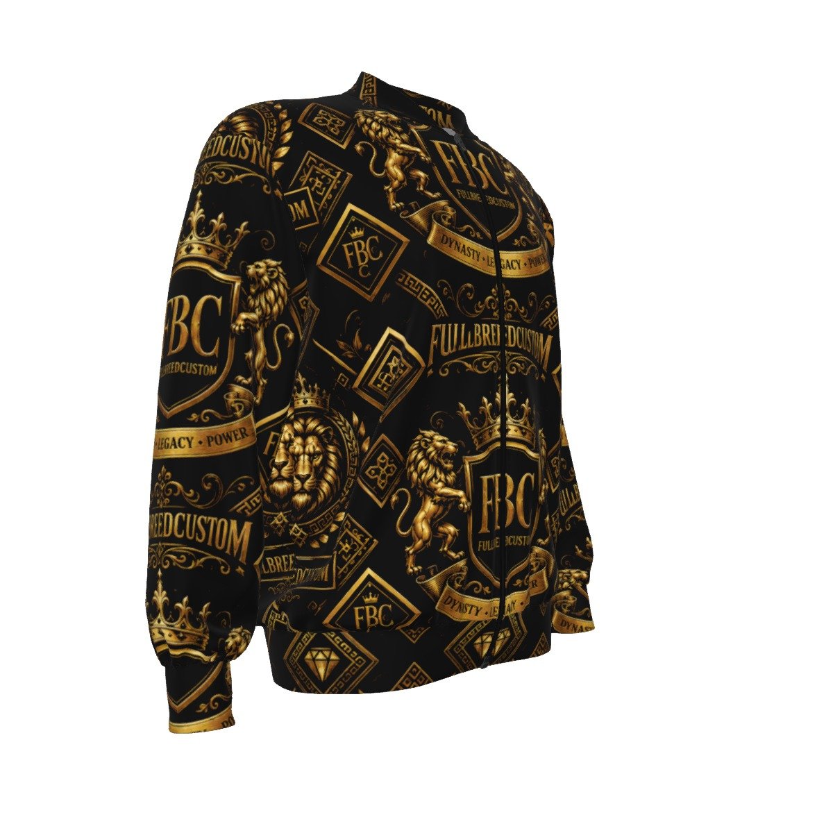 FullbreedCustom Print Unisex Bomber Jacket - Image 4