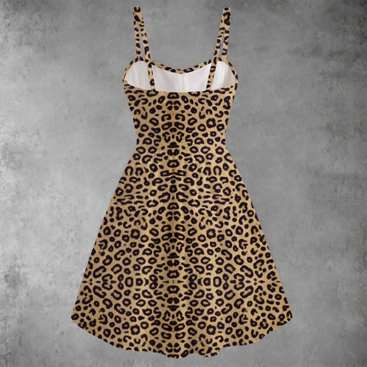 All-over print Women's Spaghetti Strap Dress - Image 2