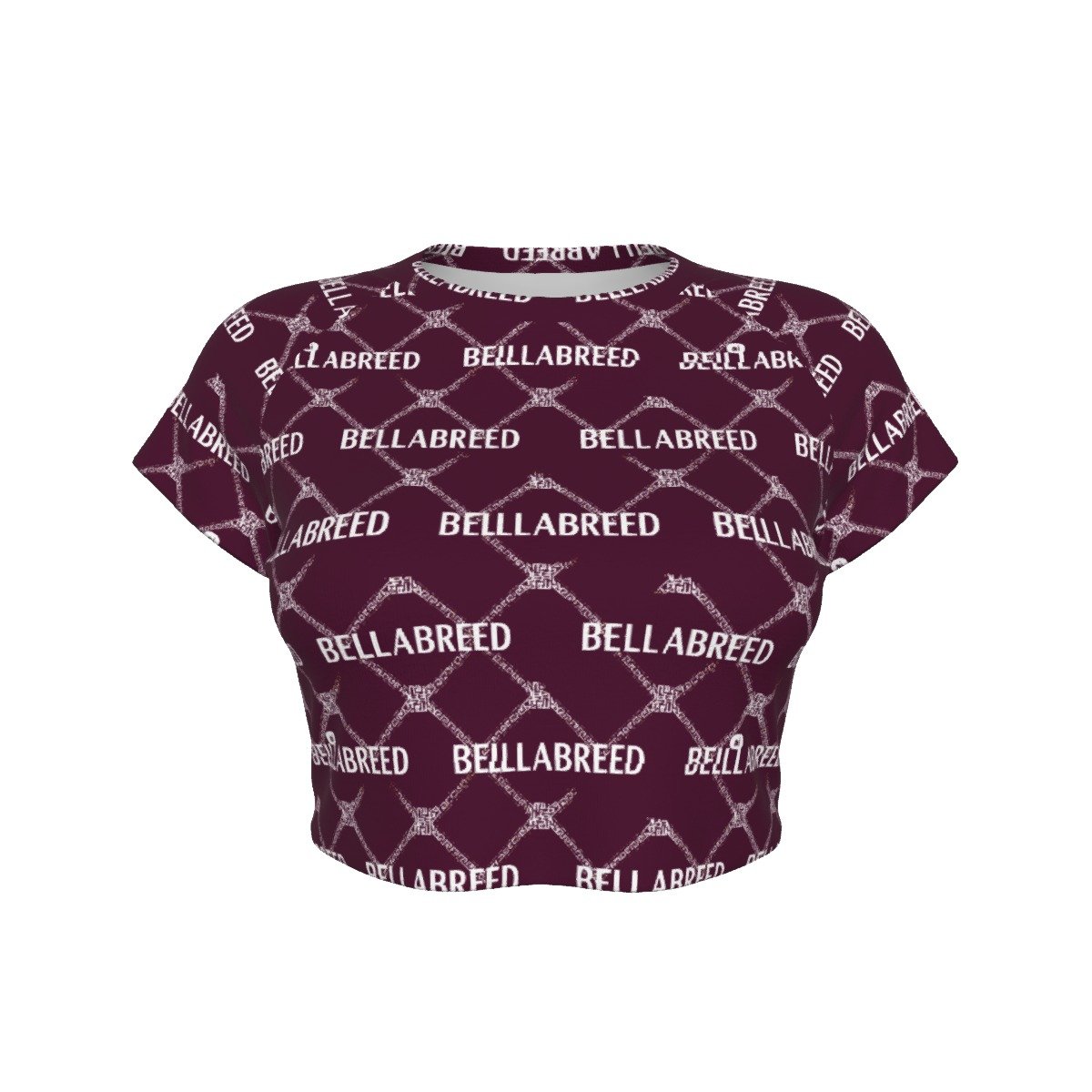 All-Over Print Women's Raglan Cropped T-shirt - Image 3