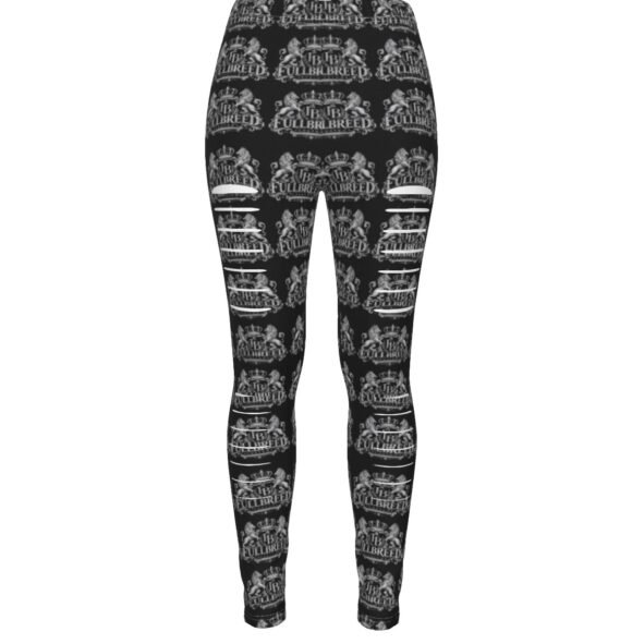 FullbreedCustom Print Women's Ripped Leggings
