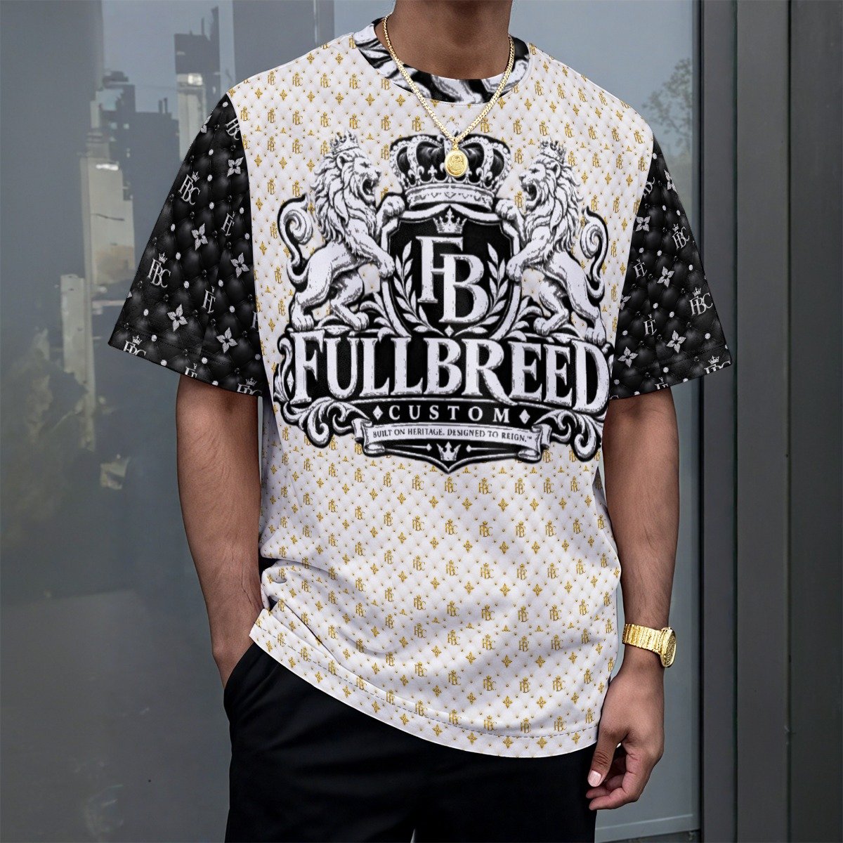 FullbreedCustom Print Unisex Drop-shoulder T-shirt|180GSM