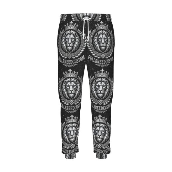 FullbreedCustom Print Men's Sweatpants With Waistband