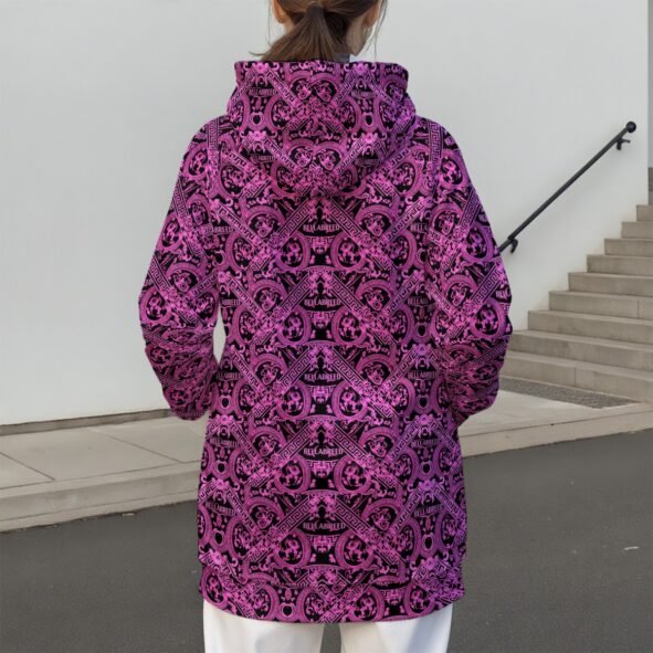 All-Over Print Women's Pullover Hoodie With Raglan Sleeve