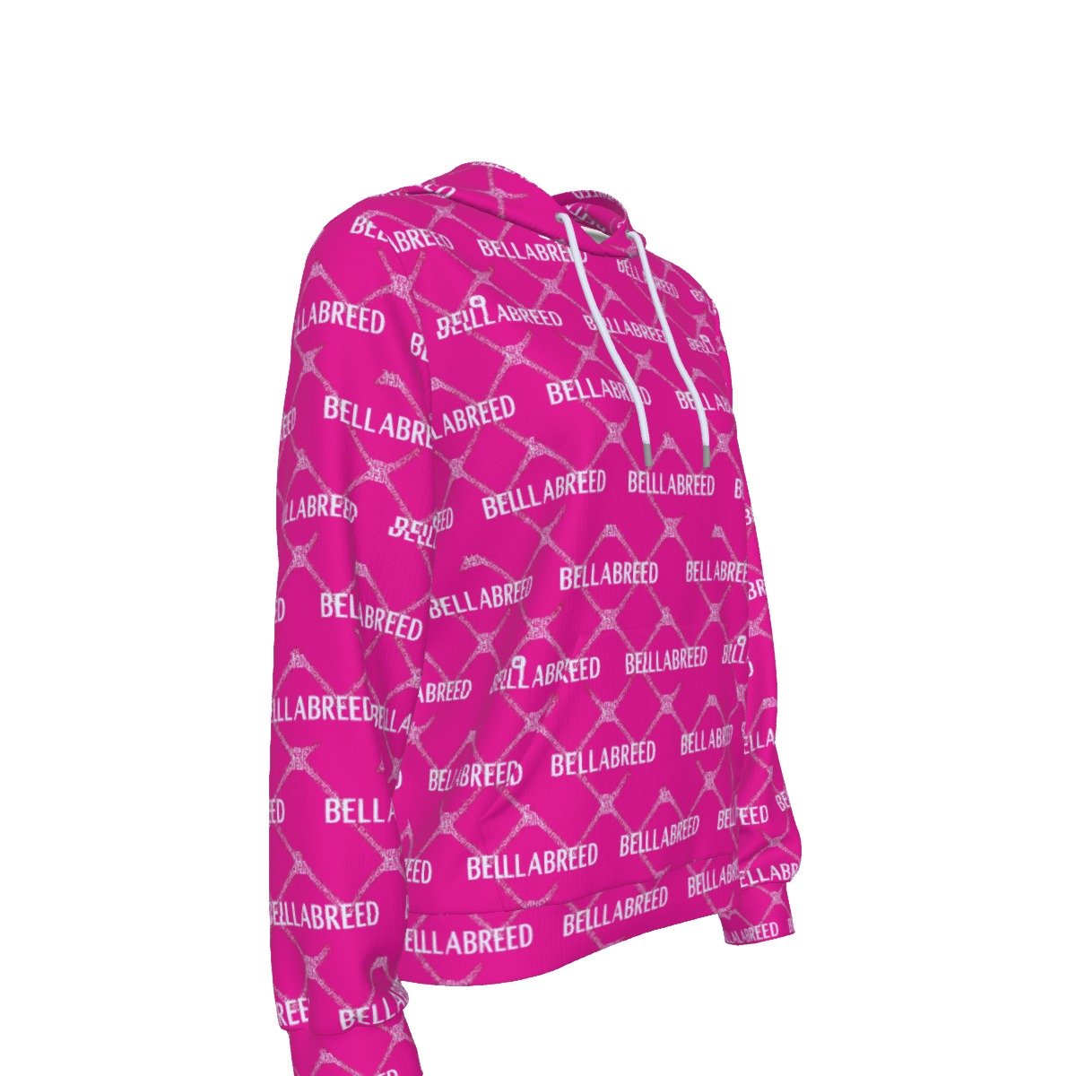 All-Over Print Women's Slim Pullover Hoodie - Image 3