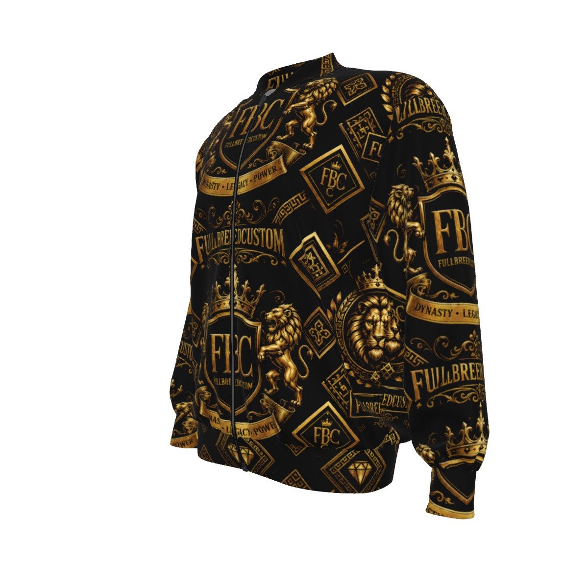 FullbreedCustom Print Unisex Bomber Jacket - Image 6