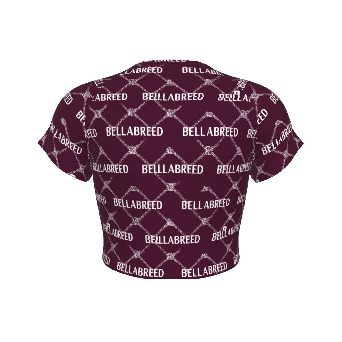 All-Over Print Women's Raglan Cropped T-shirt - Image 4