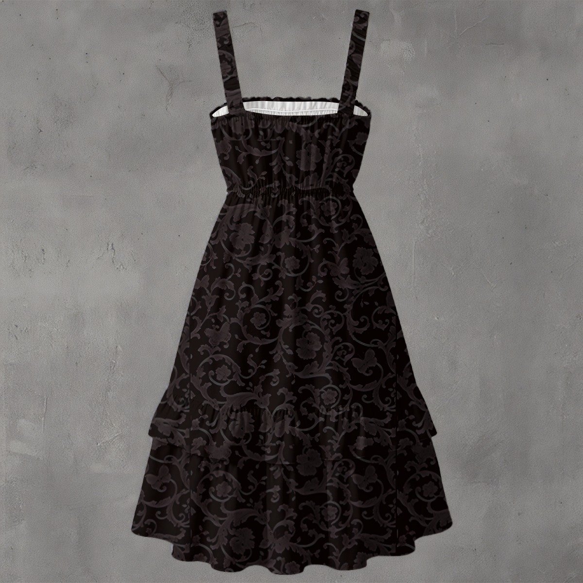 All-Over Print Women‘s Ruffle Hem Dress - Image 2