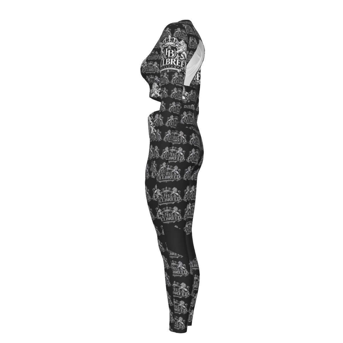 FullbreedCustom Print Women's Sport Set With Backless Top And Leggings - Image 4