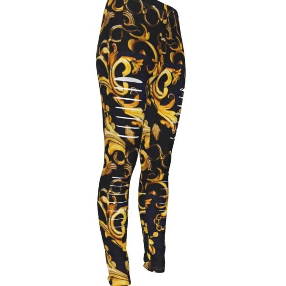 All-Over Print Women's Ripped Leggings