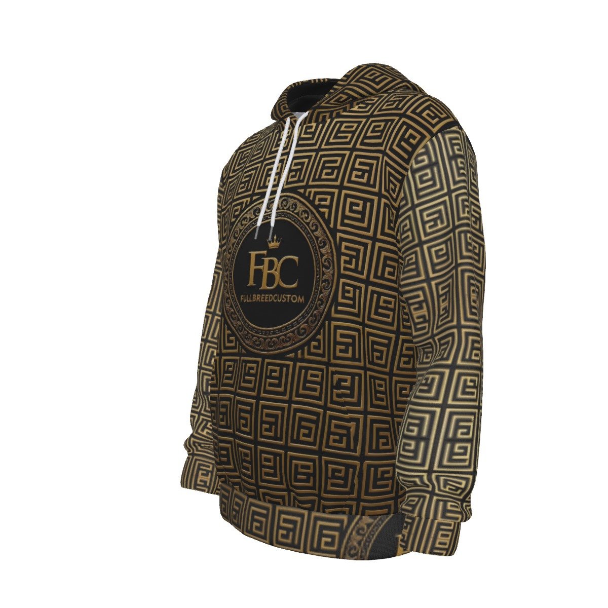 FullbreedCustom Print Men's Thicken Pullover Hoodie - Image 6