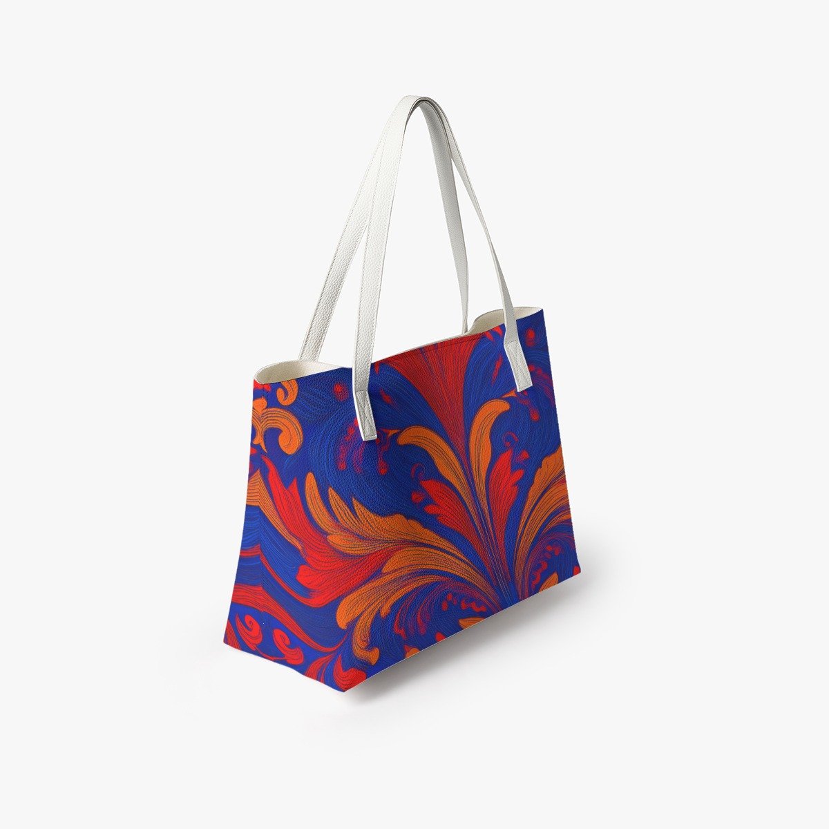 Stylish PU Leather Tote Bag - Image 2