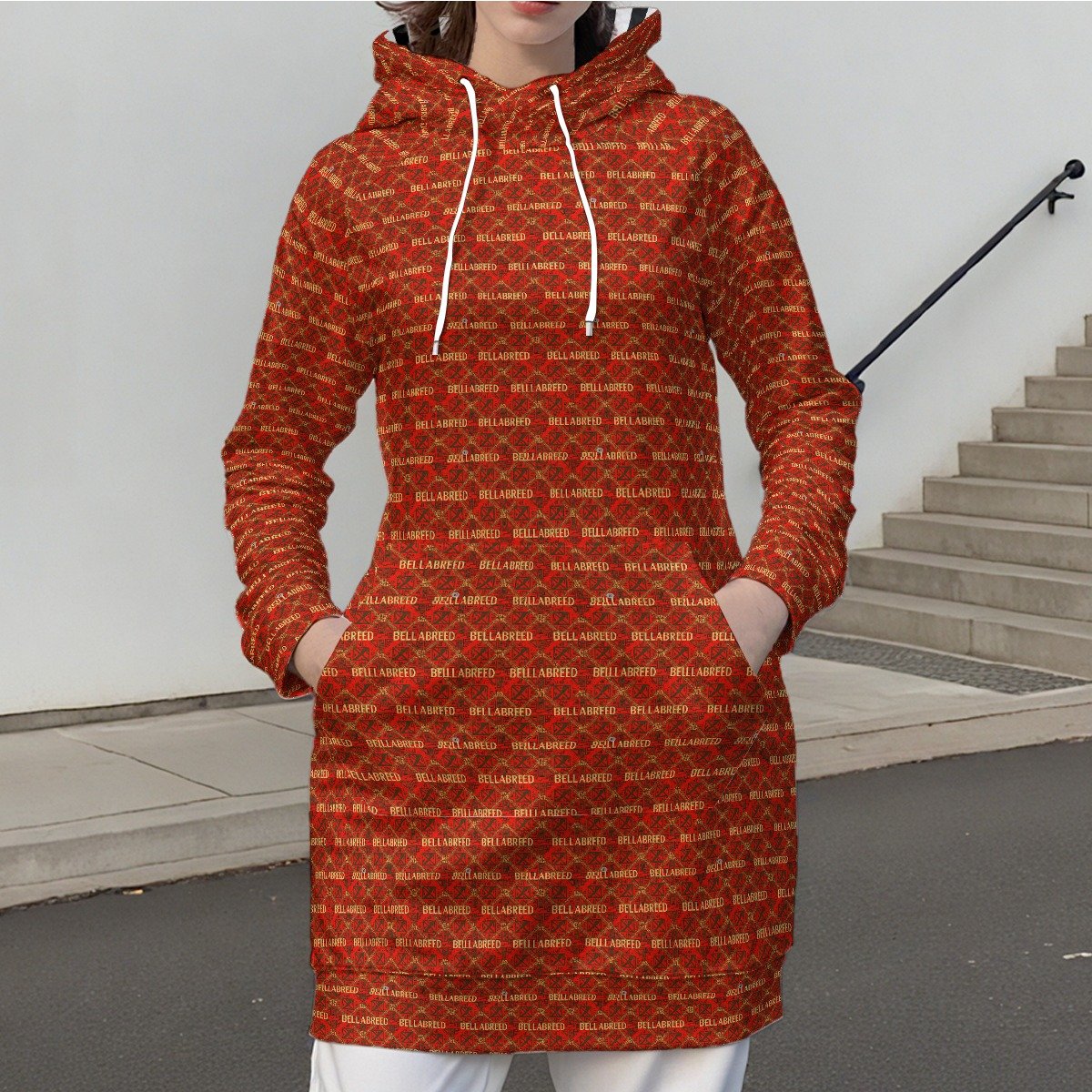 All-Over Print Women's Pullover Hoodie With Raglan Sleeve - Image 2