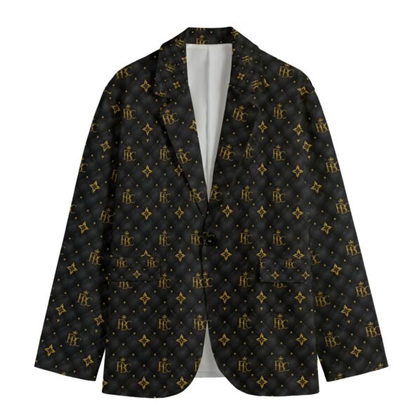 FullbreedCustom  Print Men's Casual Flat Lapel Collar Blazer | 245GSM Cotton