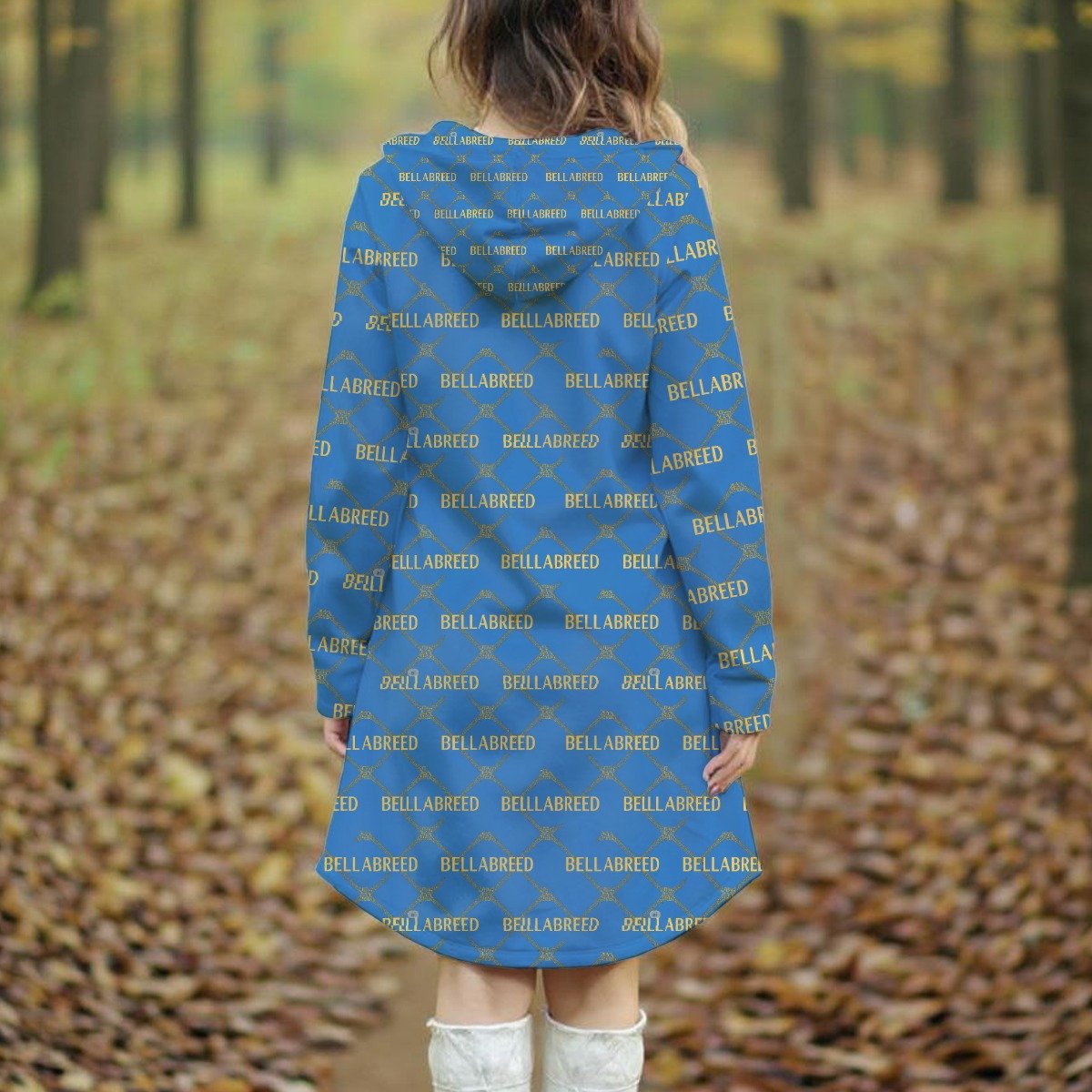 All-Over Print Women's Longline Hoodie Dress
