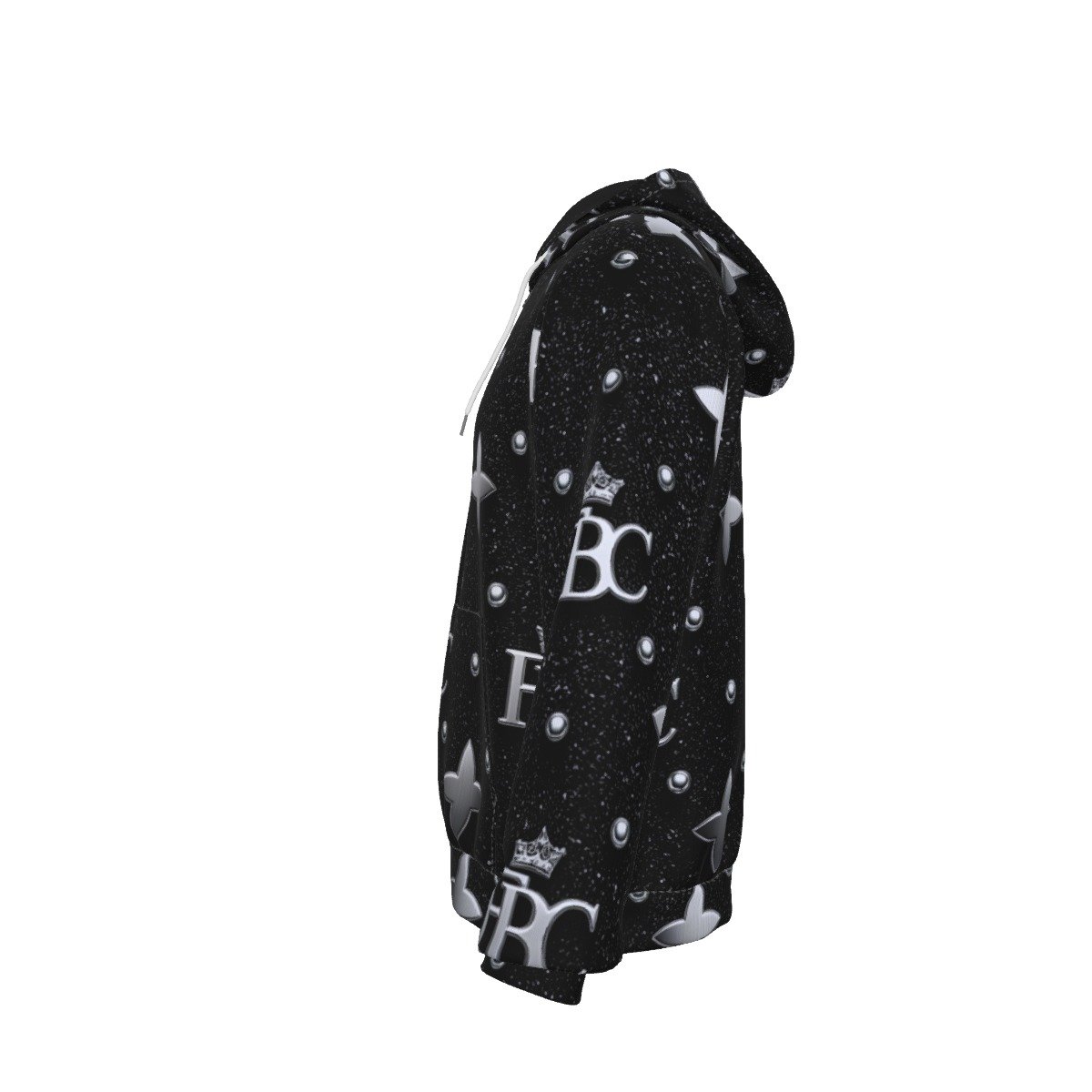 All-Over Print Men's Heavy Fleece Zip Up Hoodie