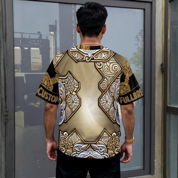 All-Over Print Unisex Drop-shoulder T-shirt|180GSM