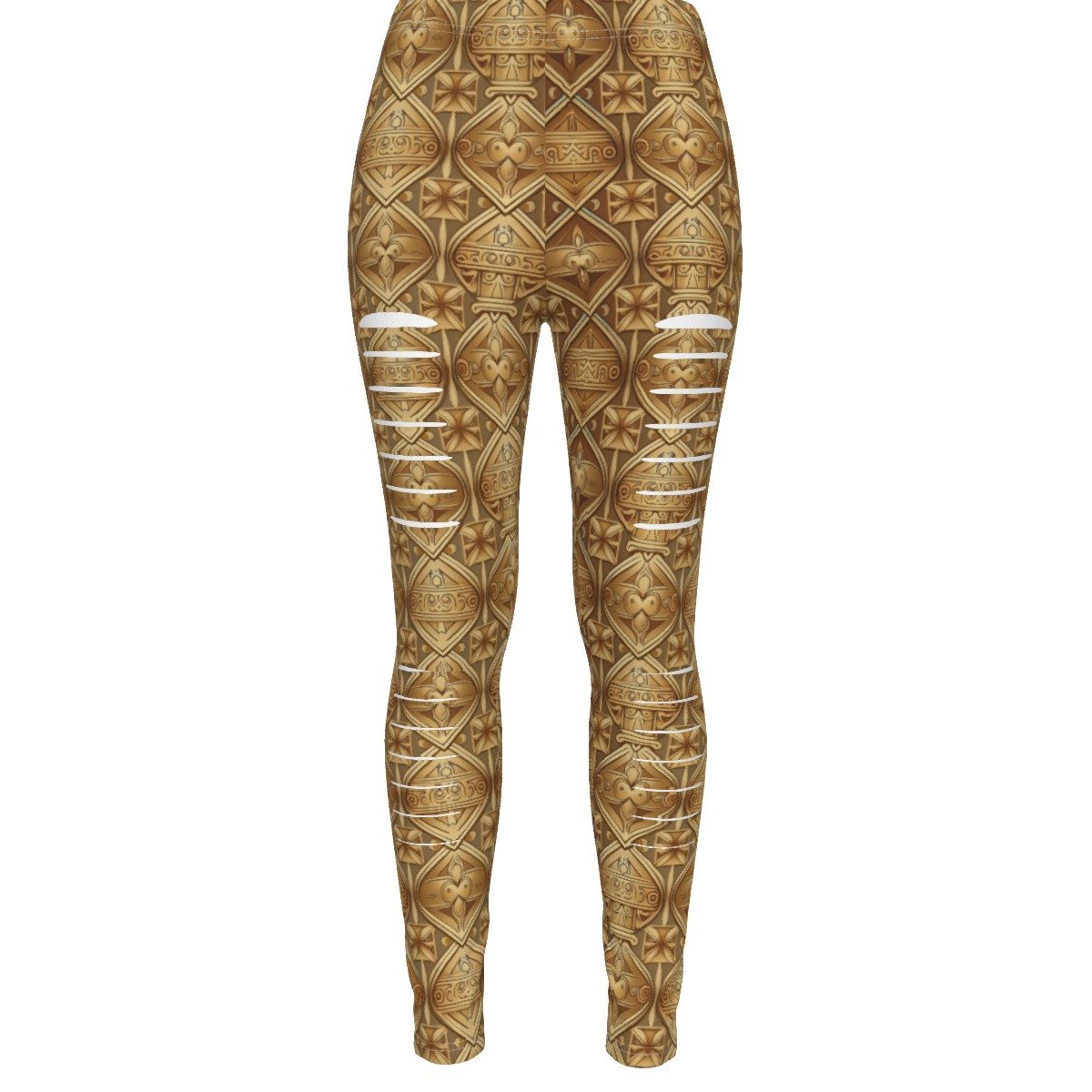 All-Over Print Women's Ripped Leggings - Image 5