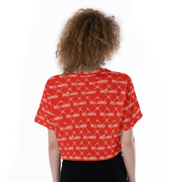 All-Over Print Cropped T-Shirt