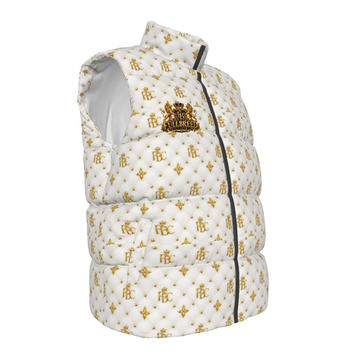 FullbreedCustom Print Unisex Down Vest - Image 4