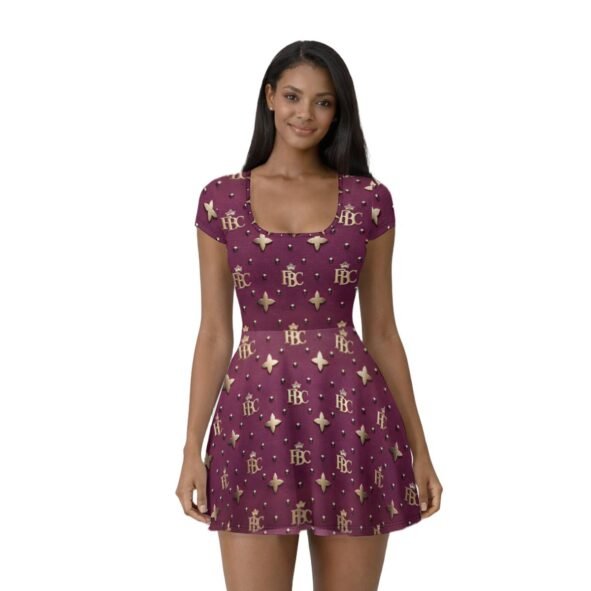 FullbreedCustom Print Women’s Athletic Dress With Built‑In Shorts