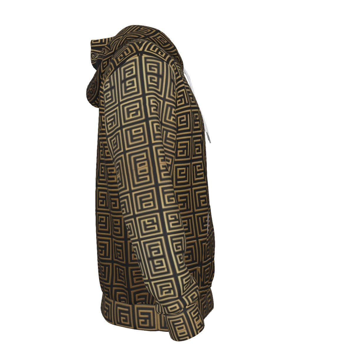 FullbreedCustom Print Men's Thicken Pullover Hoodie - Image 3