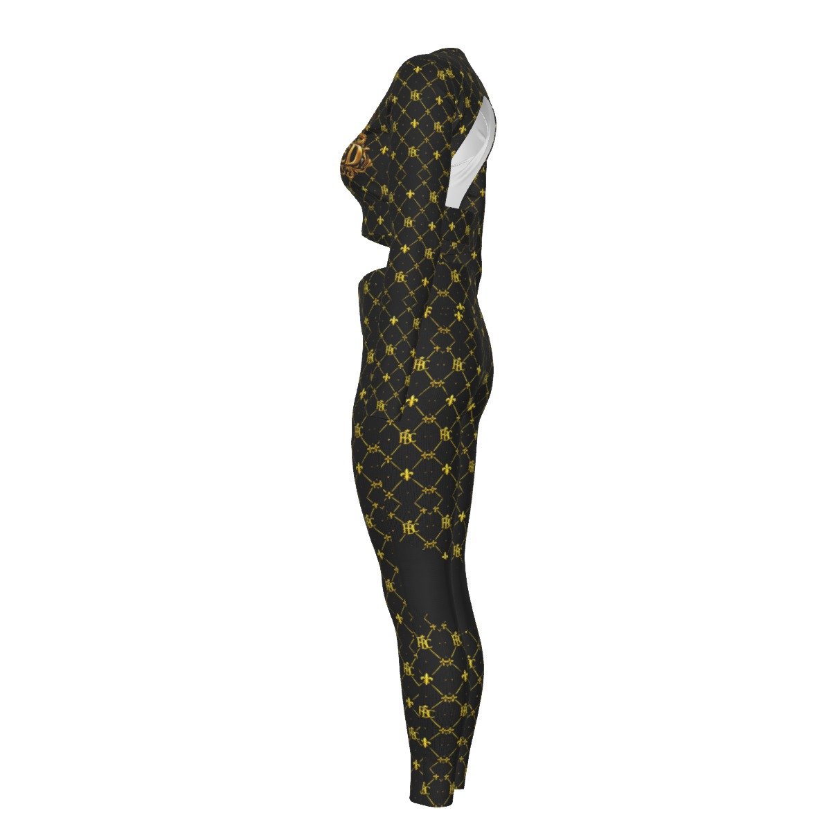 FullbreedCustom Print Women's Sport Set With Backless Top And Leggings - Image 4