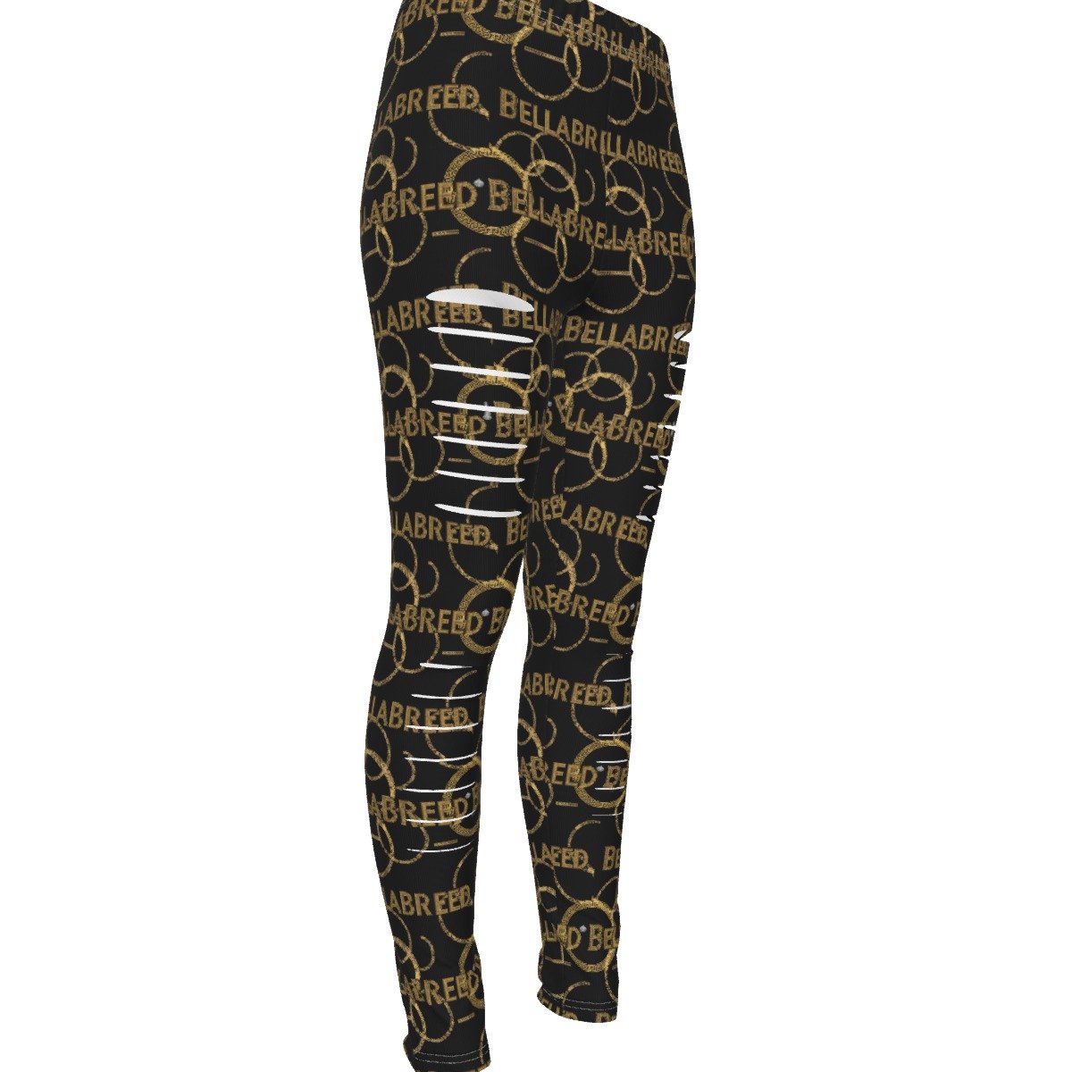 All-Over Print Women's Ripped Leggings - Image 3