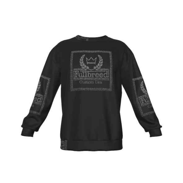 All-Over Print Men's Drop Shoulder Round Neck Long-Sleeved Sweatshirt