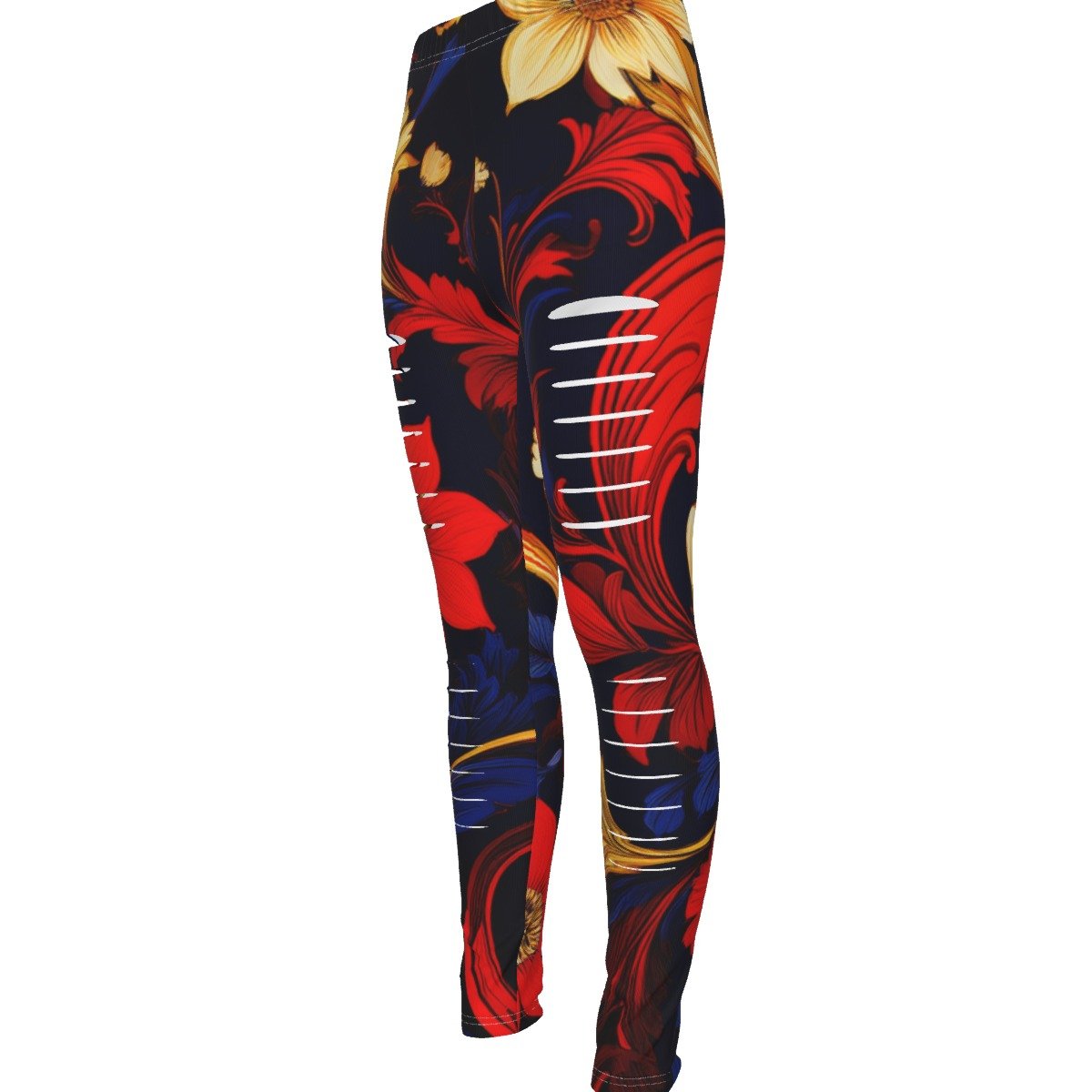 All-Over Print Women's Ripped Leggings - Image 4