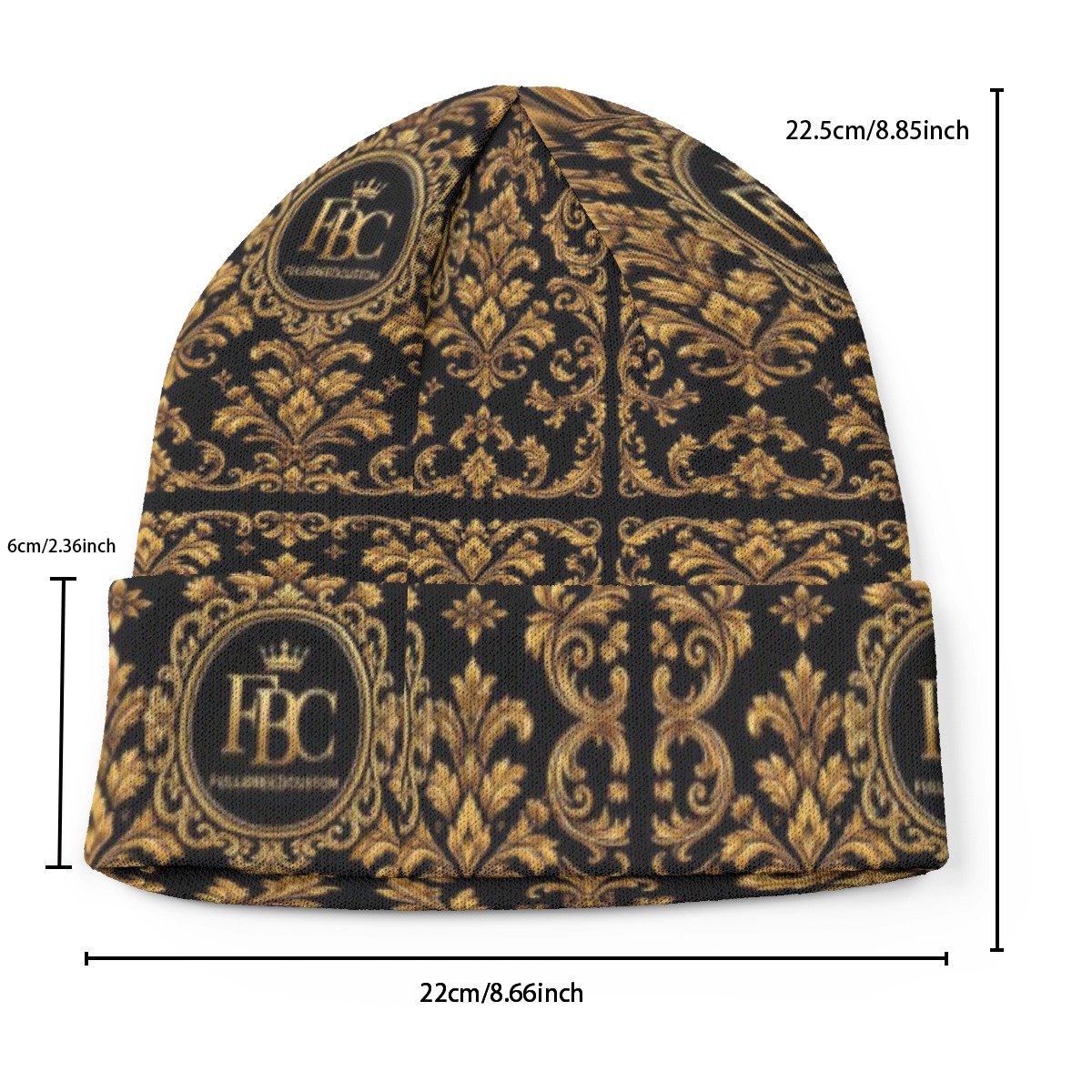 FullbreedCustom Print Knitted Hat - Image 5