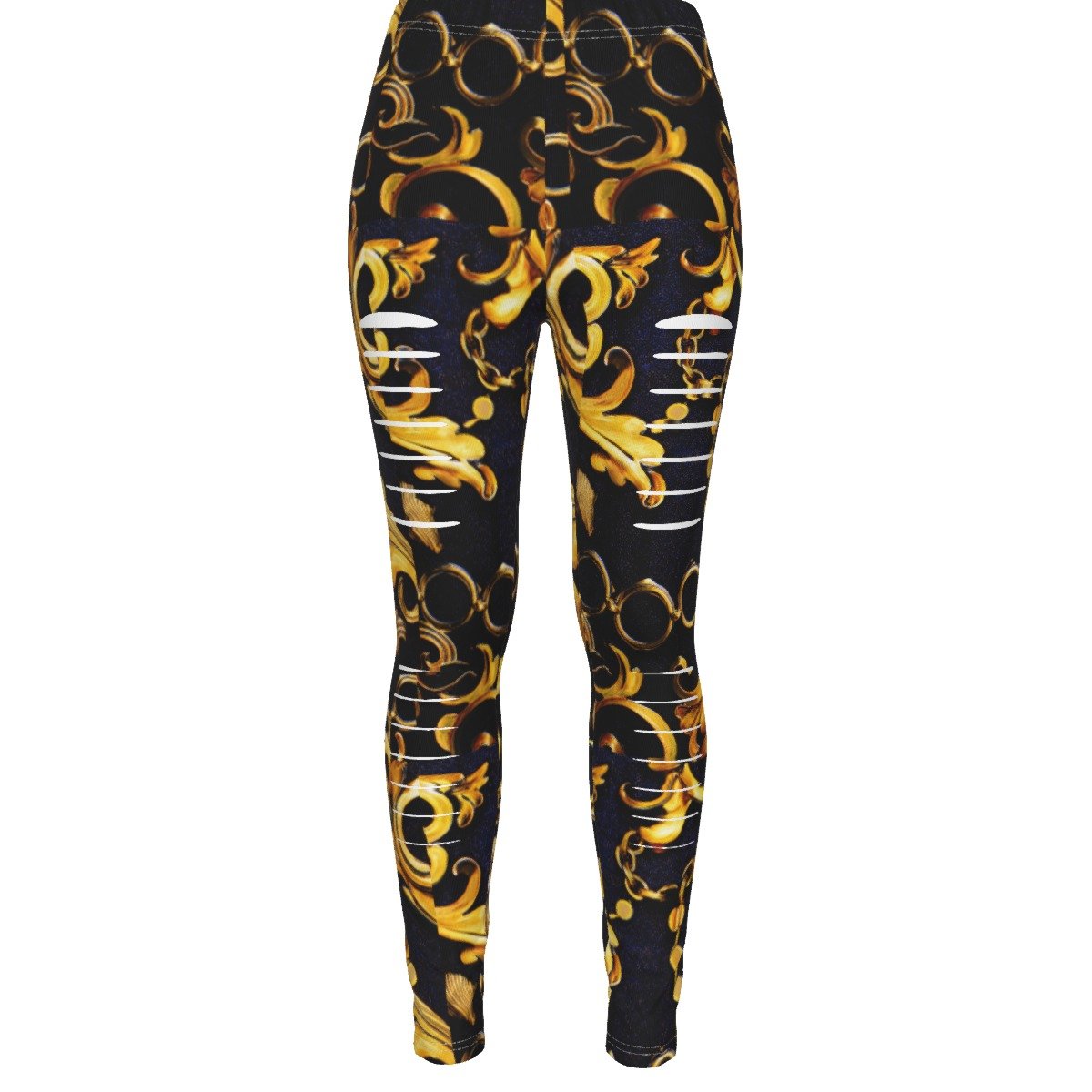 All-Over Print Women's Ripped Leggings - Image 3