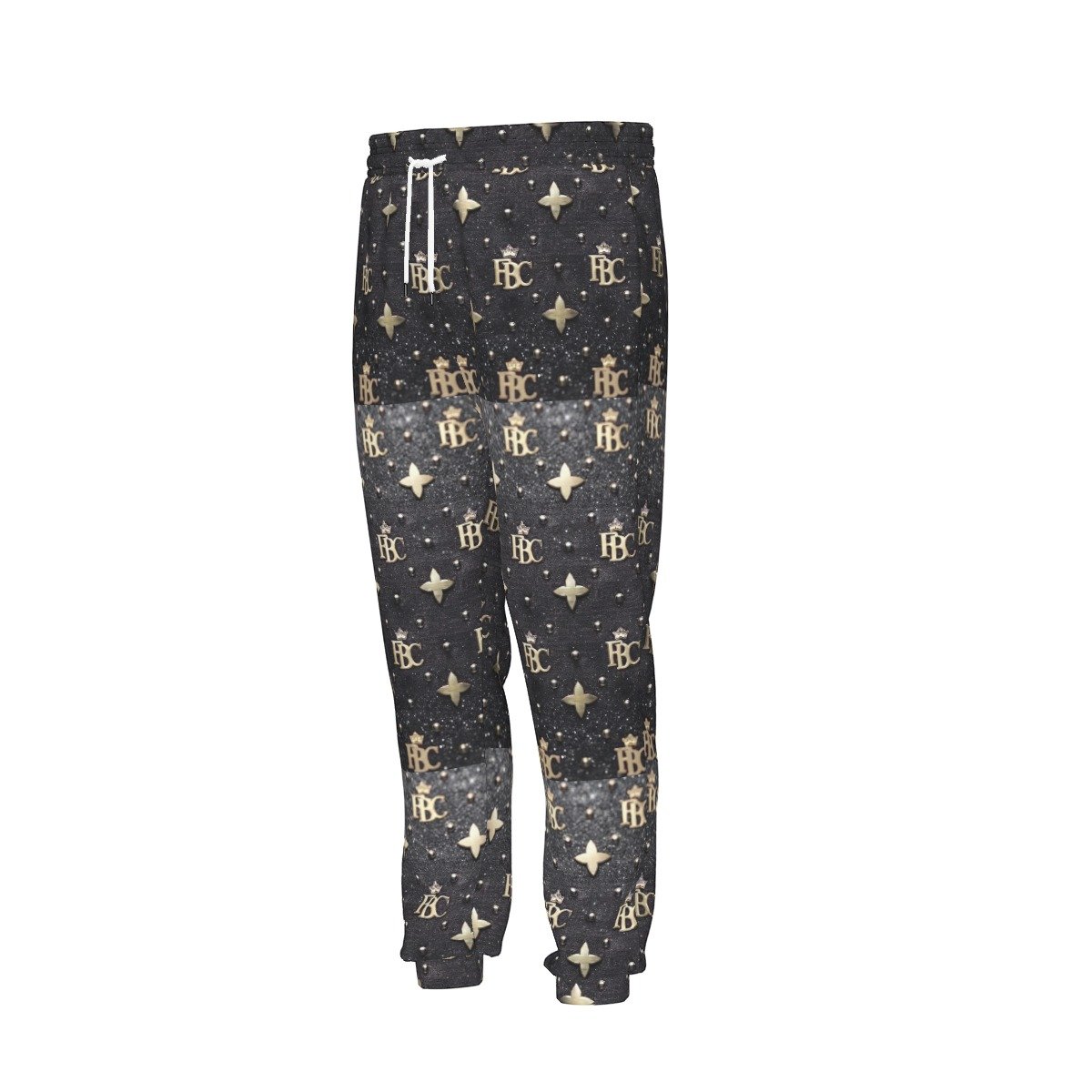 FullbreedCustom Print Men's Sweatpants With Waistband - Image 2